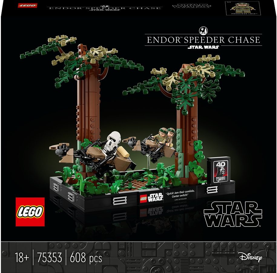 LEGO® - LEGO Star Wars 75353 Diorama med speederjakt på Endor™ - 75353