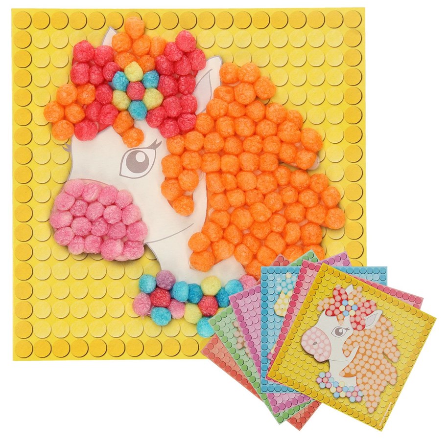 Kreative leker - PlayMais Mosaic Cards Decorate Dream Pony - 160198