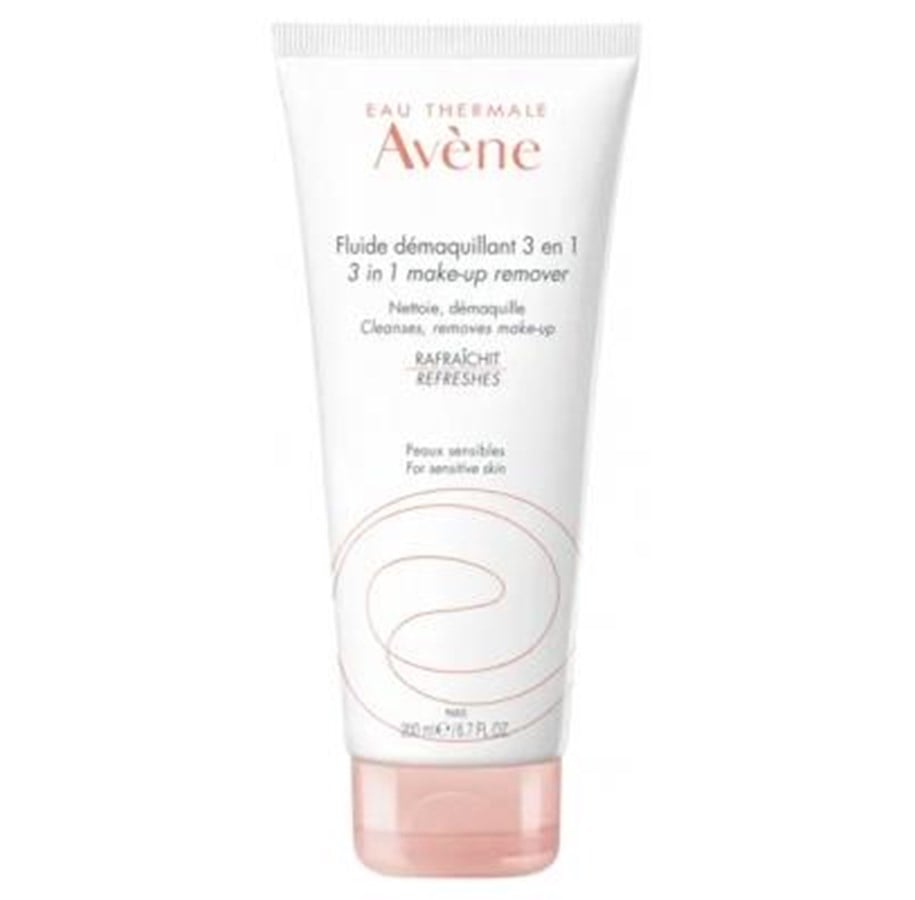 Ansiktspleie - Avène 3-in-1 Make-up Remover Fluid 200ml - 3282770072952