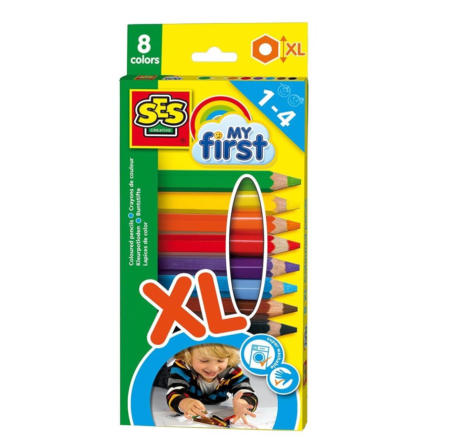 Kreative leker - SES Creative My First Colored Pencils - 14416
