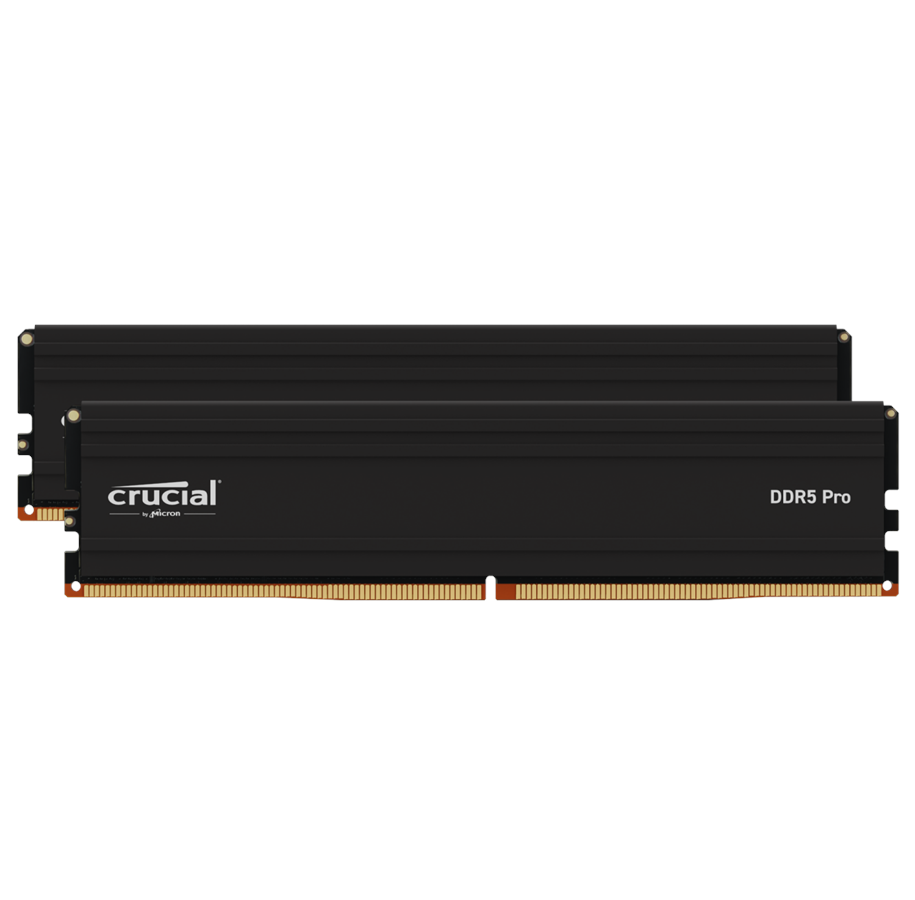 RAM - Crucial PRO DDR5-5600 - 32GB - CL46 - Dual Channel (2 pcs) - AMD EXPO - Svart - CP2K16G56C46U5