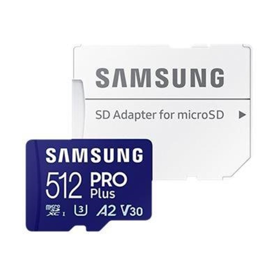 Minnekort - Samsung PRO Plus microSD/SD - 180MB/s - 512GB - MB-MD512SA/EU