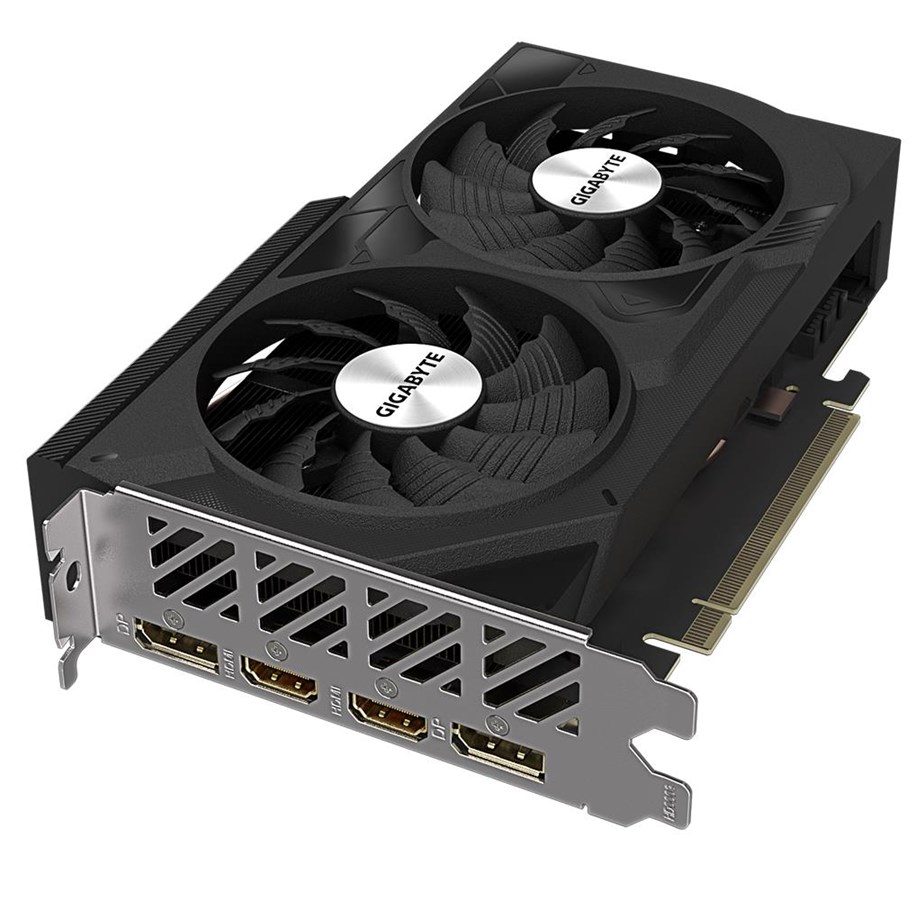 Carte Graphique Gigabyte NVIDIA GeForce RTX 4060 WINDFORCE OC - 8GB GDDR6, 2475MHz | PCI-E 4.0, 2x HDMI, 2x DP | Pour Gaming, Render