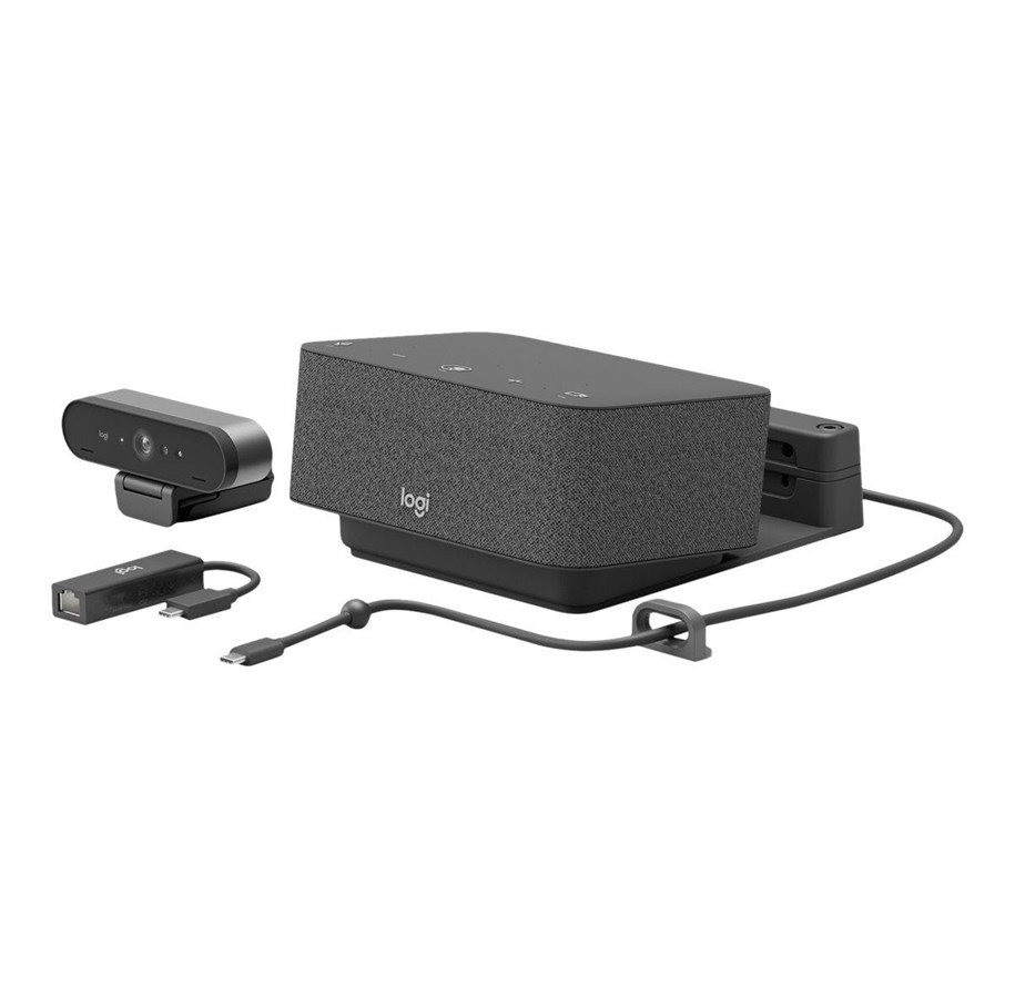 Videokonferanse - Logitech Logi Dock Focus Room Kit - video conferencing kit - 991-000457