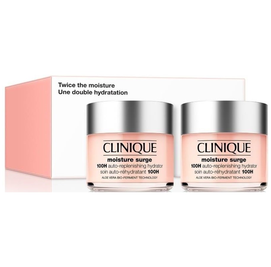 Ansiktspleie - Clinique Twice The Moisture Set (Limited Edition) 100ml - 192333066973