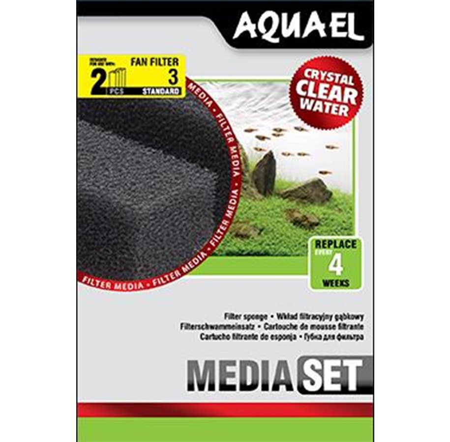 Fisk - AQUAEL Filterpatron Fan 3+ 2-p - 932459