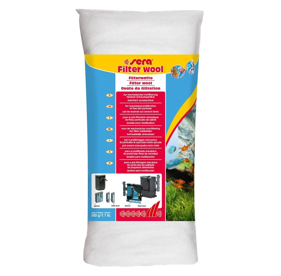 Fisk - SERA Sera filter wool 500g - 914239