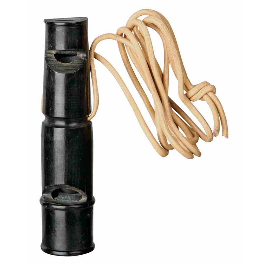 Hund - Trixie Dobbelttone hundefløyte av bøffelhorn 9cm - TX2255