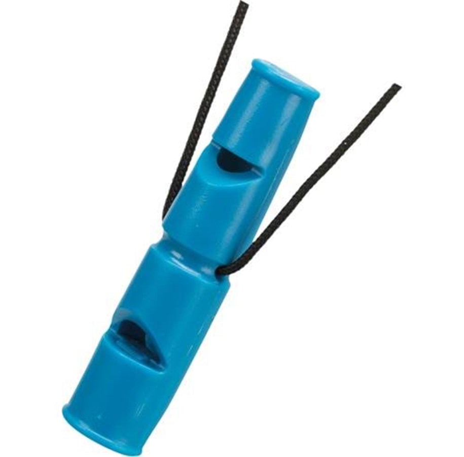 Hund - Trixie Double-tone Whistle 7.5 cm assorted colours - TX2261