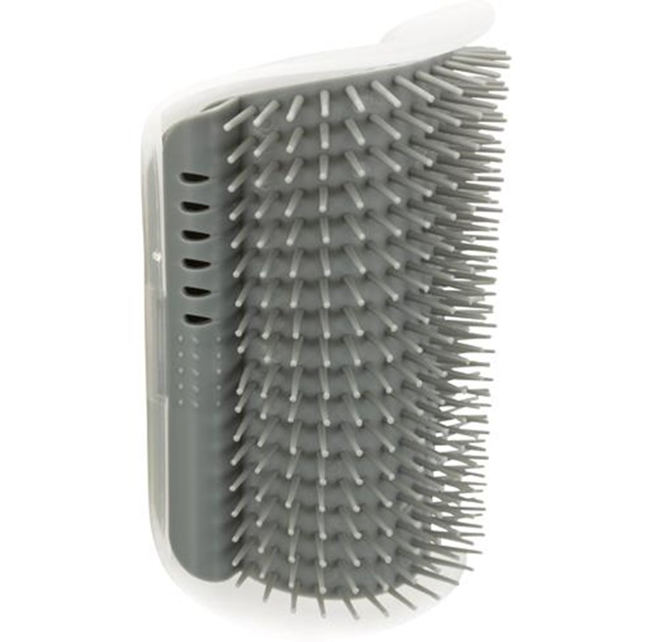 Katt - Trixie Corner Massage Brush 8 × 13 cm grey - TX23131
