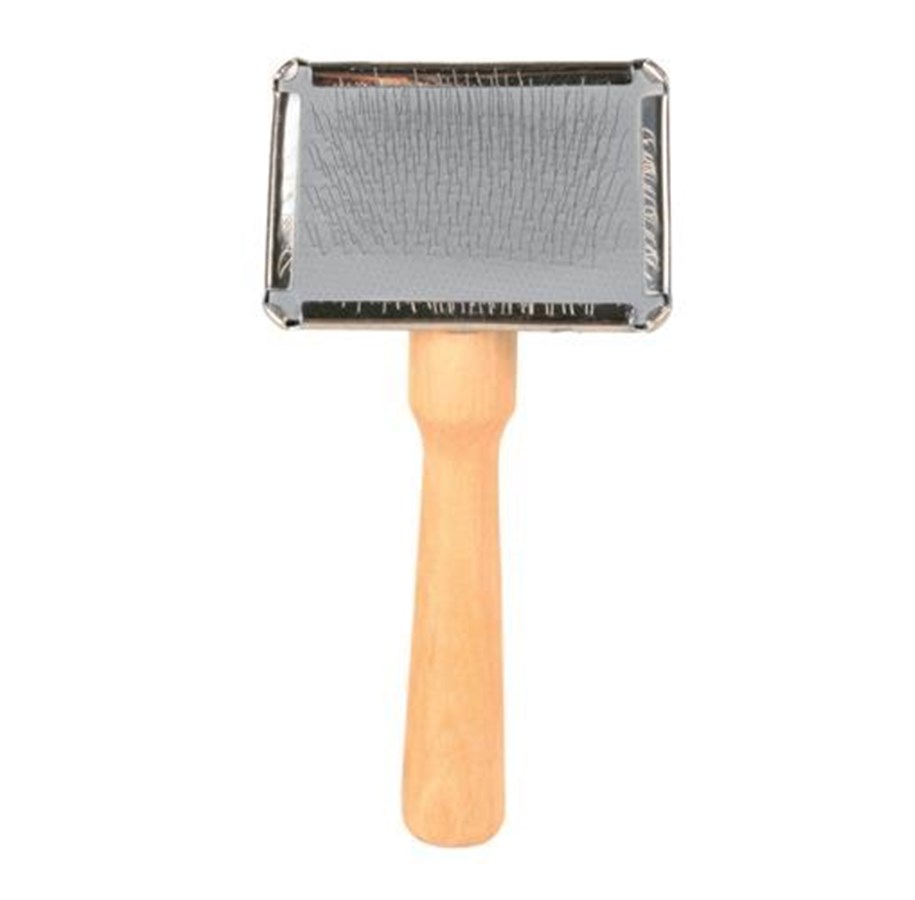 Hund - Trixie Soft Brush 13x6 cm Assorted Colours - TX2353