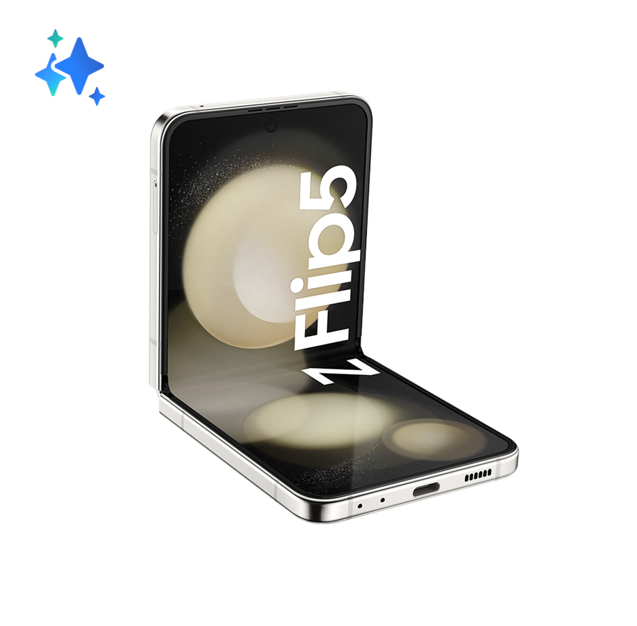 Mobiltelefoner - Samsung Galaxy Z Flip5 256GB/8GB - Beige - SM-F731BZEGEUB
