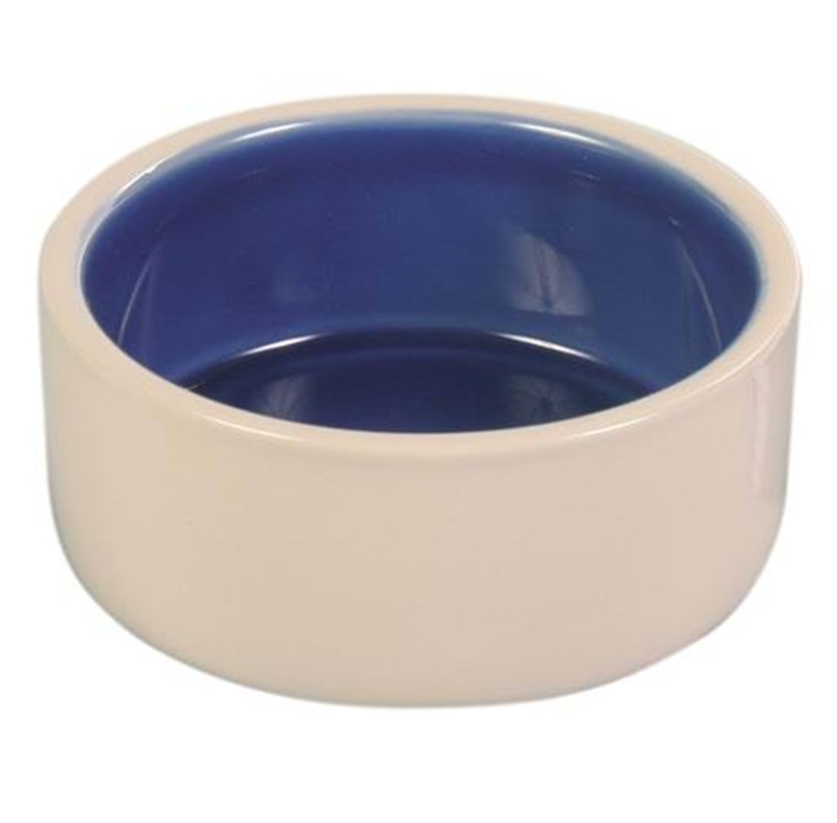 Hund - Trixie Ceramic Bowl blue ø12cm - TX2450
