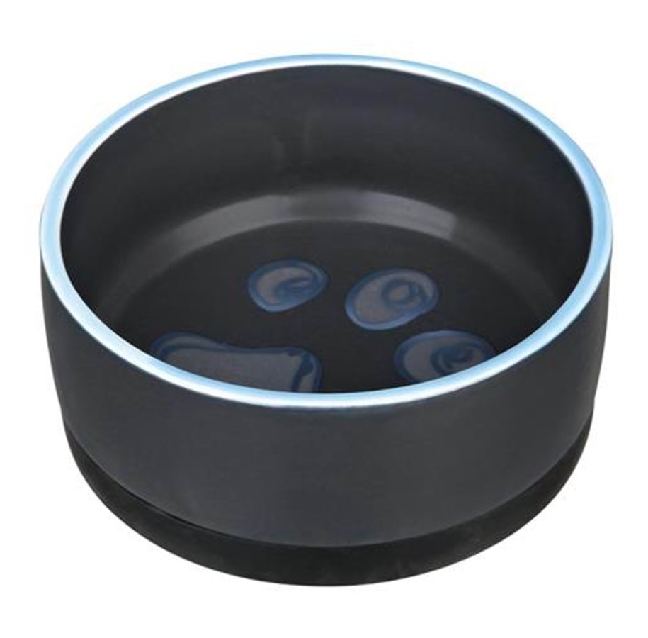 Hund - Trixie Jimmy Ceramic Bowl 0.4 l/ø 12 cm assorted colours - TX24777