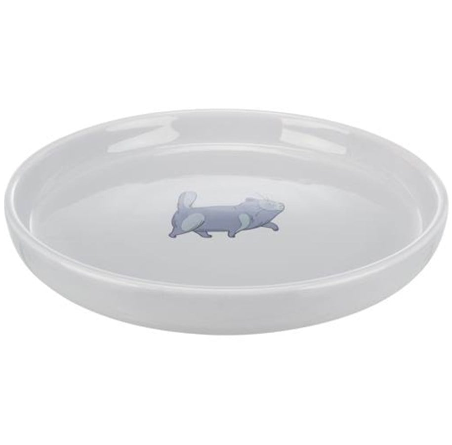 Katt - Trixie Ceramic bowl cat 0.6 l/ø 23 cm grey - TX24802