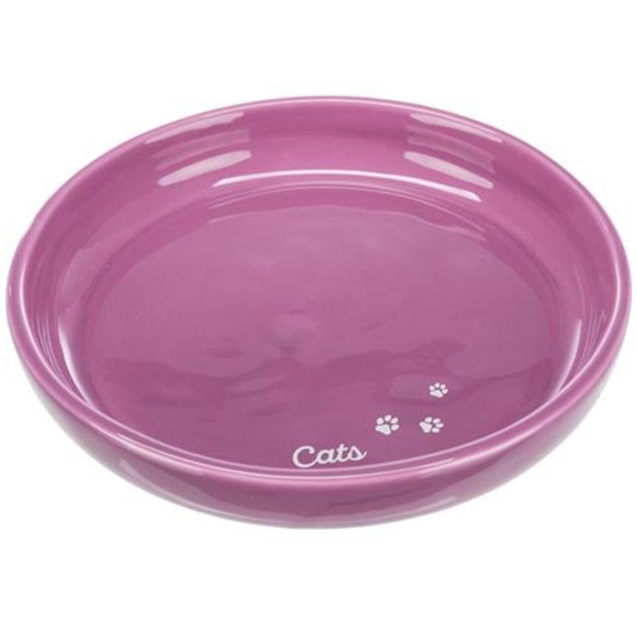 Katt - Trixie Ceramic Bowl XXL cat 0.35 l/ø 18 cm assorted colours - TX24806