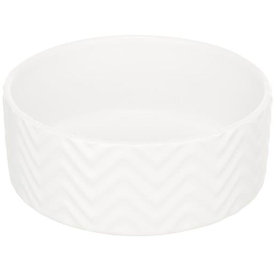 Hund - Trixie Ceramic Bowl dog 0.9 l/ø 16 cm white - TX25024
