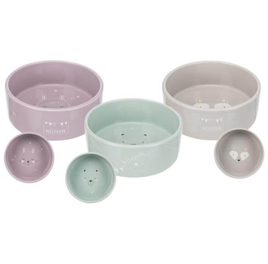 Hund - Trixie Junior Ceramic Bowl 0.8 l/ø 16 cm assorted colour - TX25127