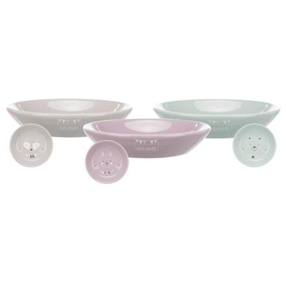 Katt - Trixie Junior Ceramic Bowl 0.2 l/ø 14 cm assorted colours - TX25128