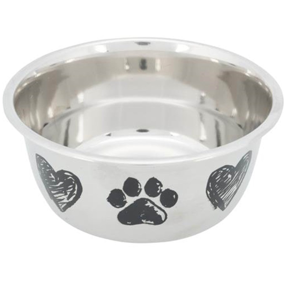 Hund - Trixie Stainless Steel Bowl 1.0 l/ø 15 cm - TX25272