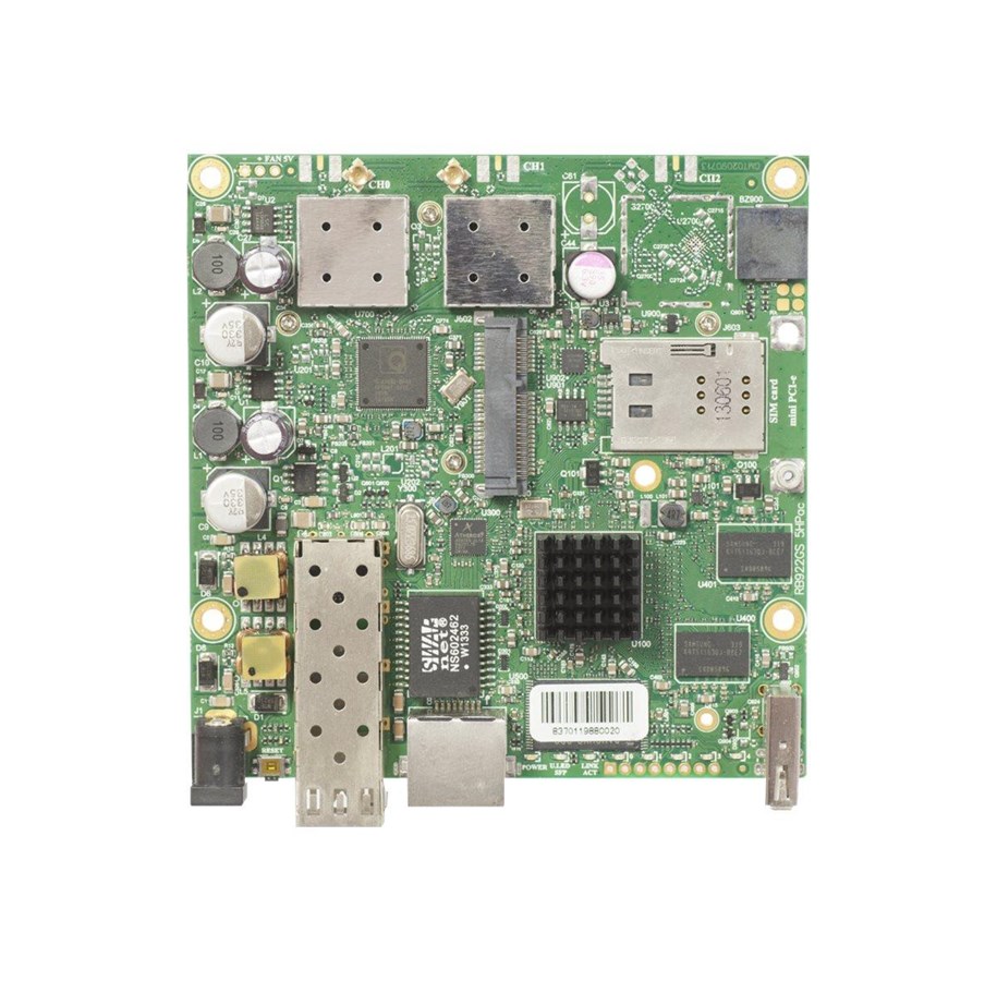 Ruter - MikroTik RouterBOARD RB922 - wireless router - Wi-Fi 5 - internal - Wireless router 802.11a/n/ac - RB922UAGS-5HPacD