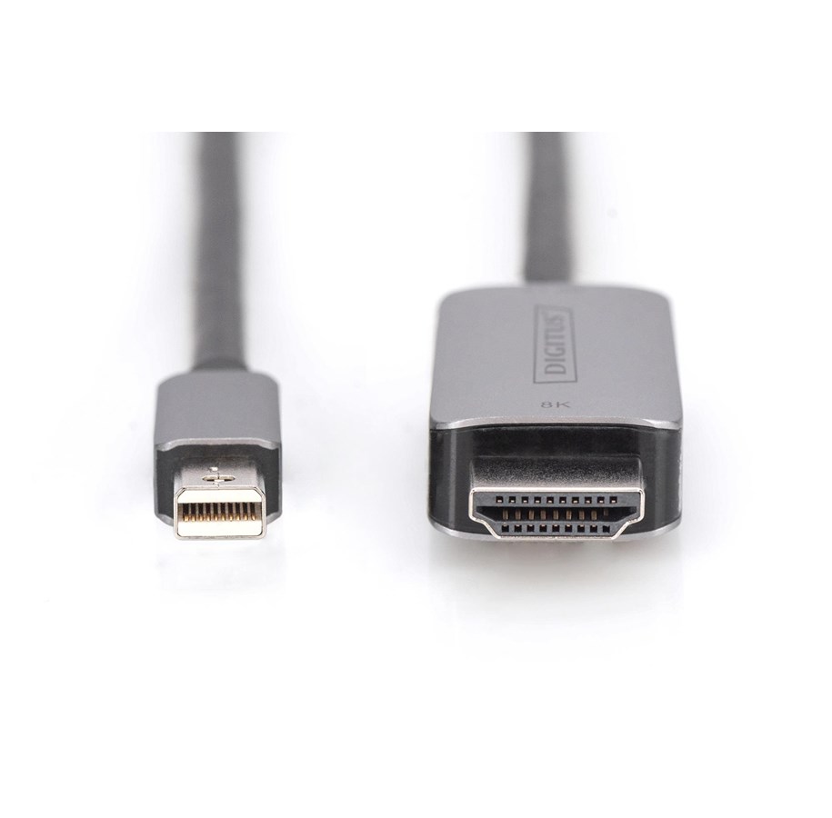 Skjermkabel - DIGITUS 8K Mini DisplayPort to HDMI Adapter Cable - DB-340109-010-S