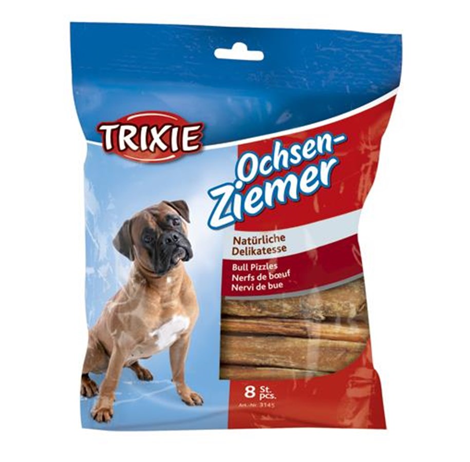 Hund - Trixie Bull Pizzle 12.5 cm 8 pcs.100g - TX3145