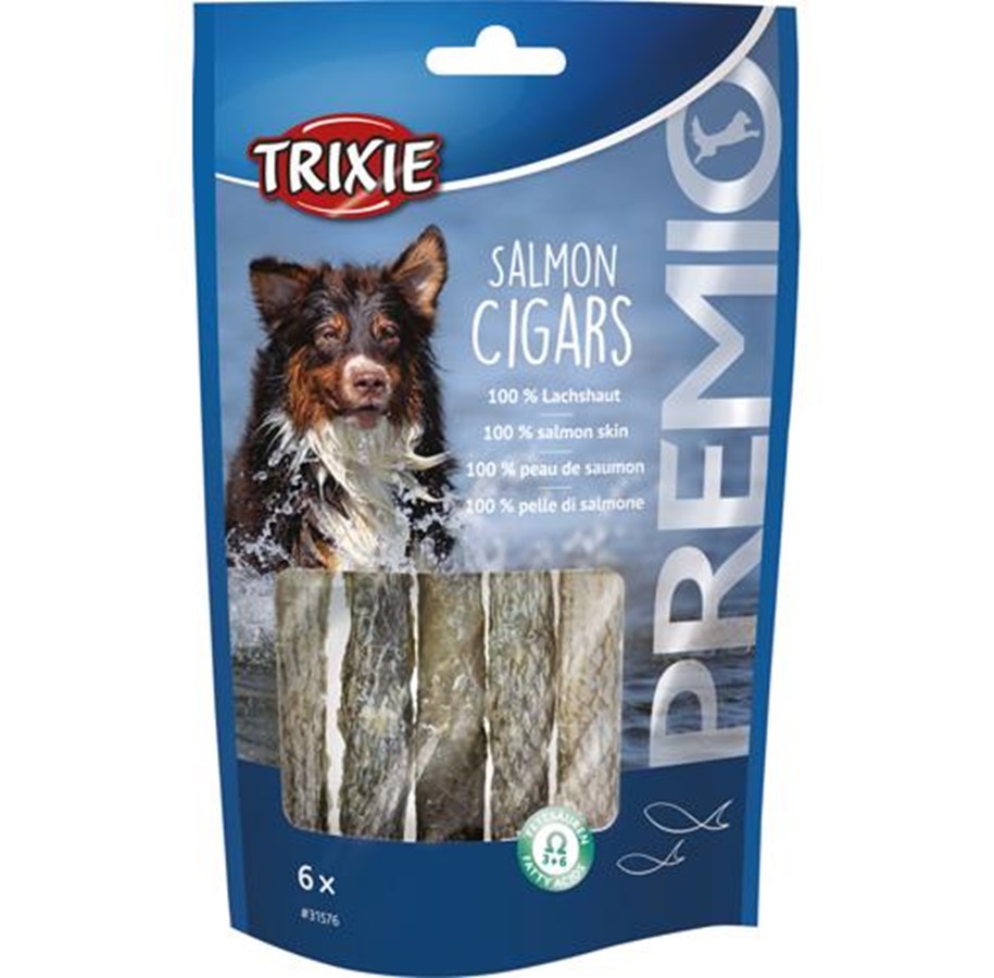 Hund - Trixie PREMIO Salmon Cigars 12.5 cm 6 pcs./70 g - TX31576