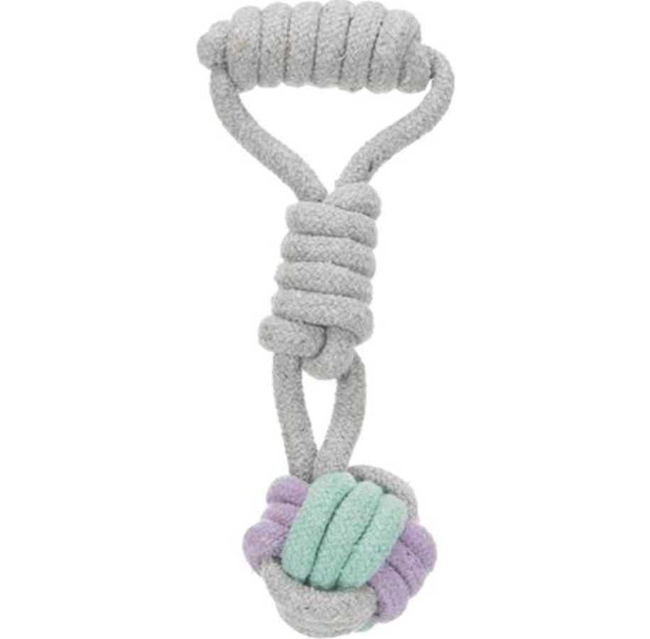 Hund - Trixie Junior Playing Rope with Woven-in Ball ø 6 cm/23 cm - TX32813