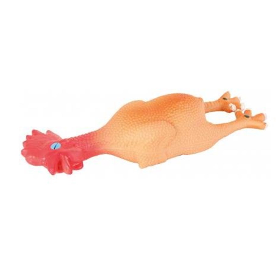 Hund - Trixie Chicken Toy for Dogs 23cm - TX3536