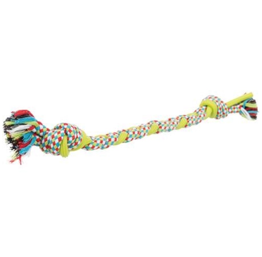 Hund - Trixie Play rope with woven -in TPR 50 cm - TX35698