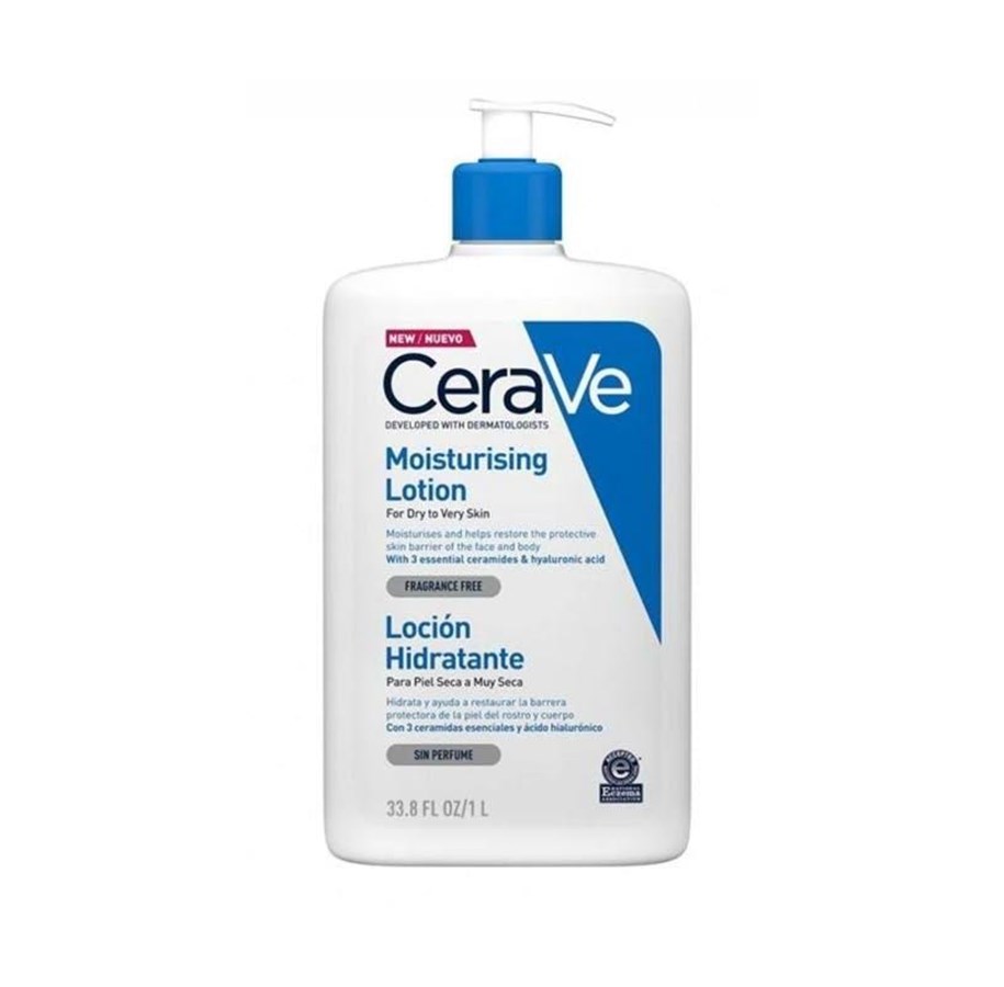 Kroppspleie - CeraVe Moisturising Lotion 1000ml - Dry to Very Dry Skin - 3337875598750