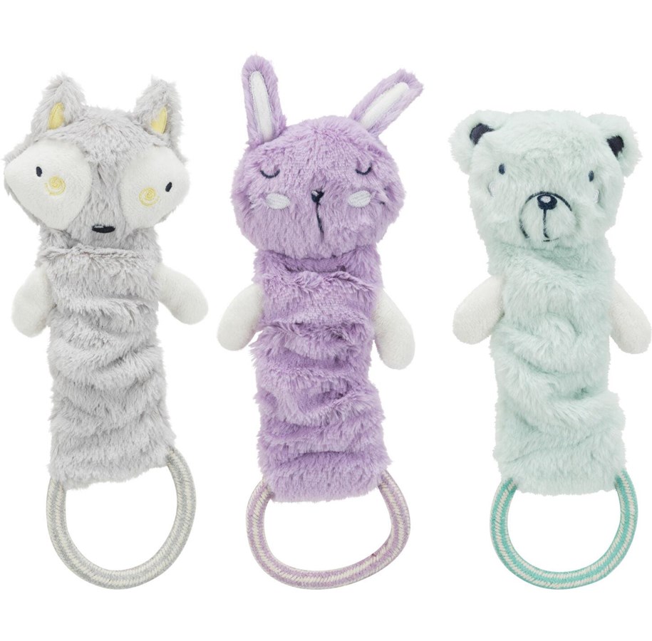 Hund - Trixie Junior dangling toy 33 cm assorted colours - TX36179