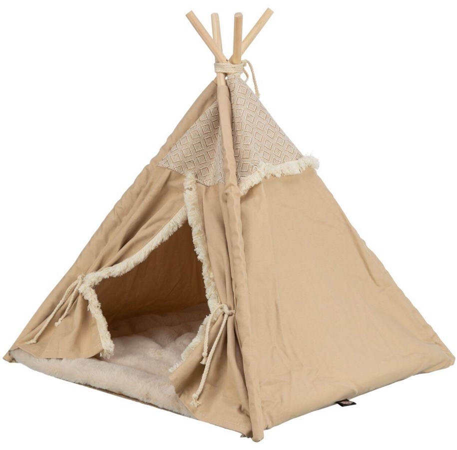Hund - Trixie Boho tipi 55 × 65 × 55 cm beige - TX38211