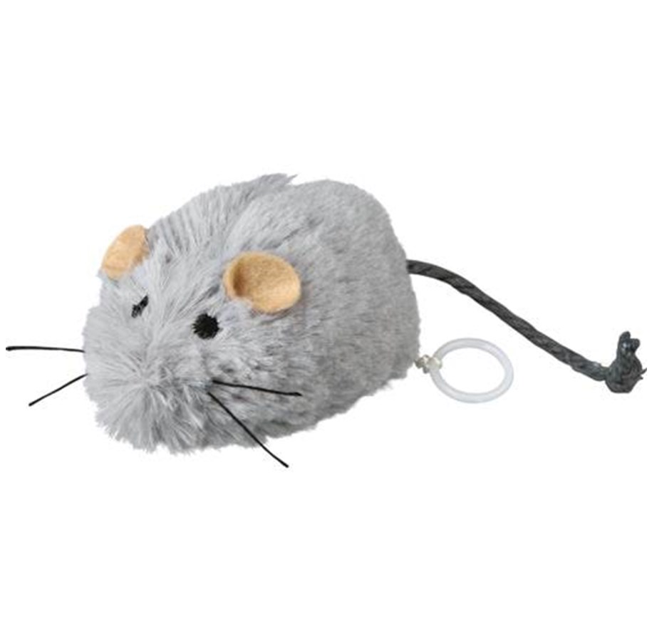 Hund - Trixie Wind Up Wriggle Mouse 8cm - TX4083
