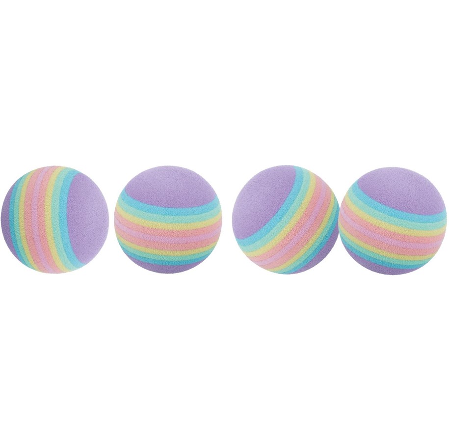 Katt - Trixie Set of Rainbow Balls ø 4 cm - TX4097