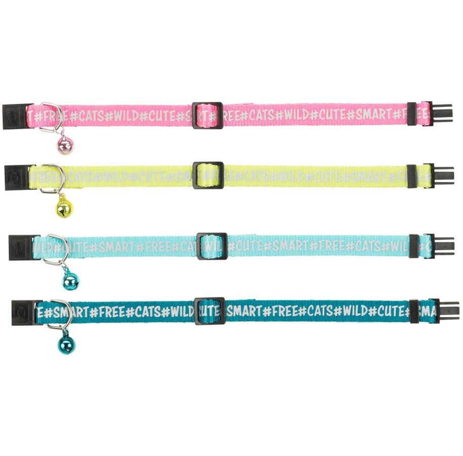 Katt - Trixie Safer Life Cat Collar Reflective assorted colours - TX4173