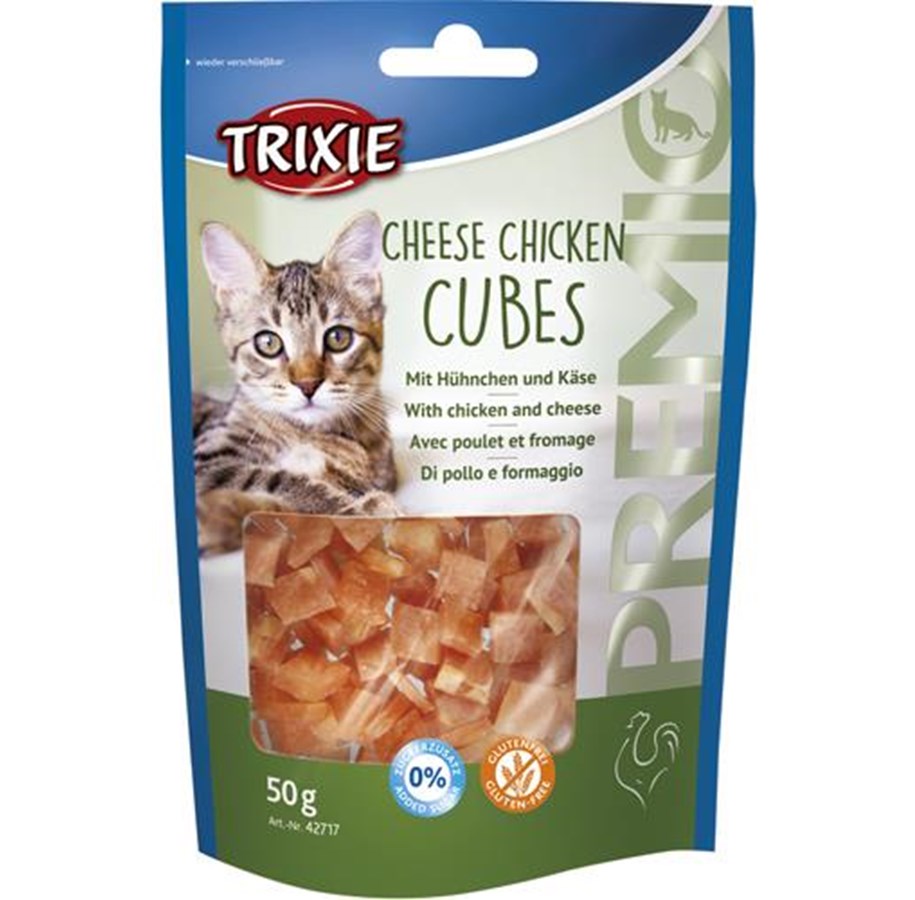 Katt - Trixie PREMIO Cheese Chicken Cubes 50 g - TX42717