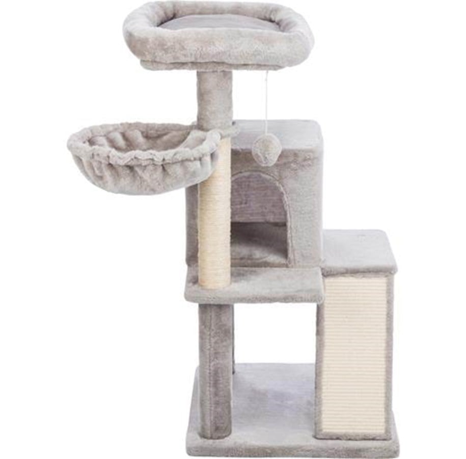 Katt - Trixie Junior Pepito scratching post 48 × 48 cm : 98 cm grey - TX44435