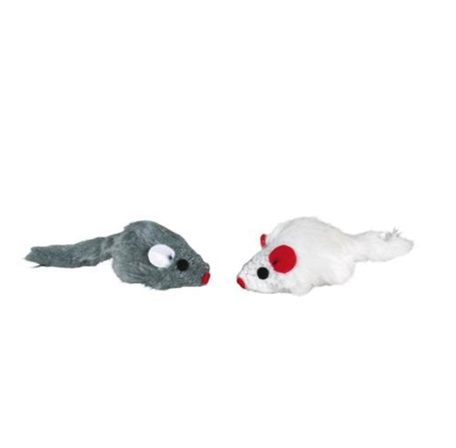 Katt - Trixie Set of Plush Mice 5cm - TX4503