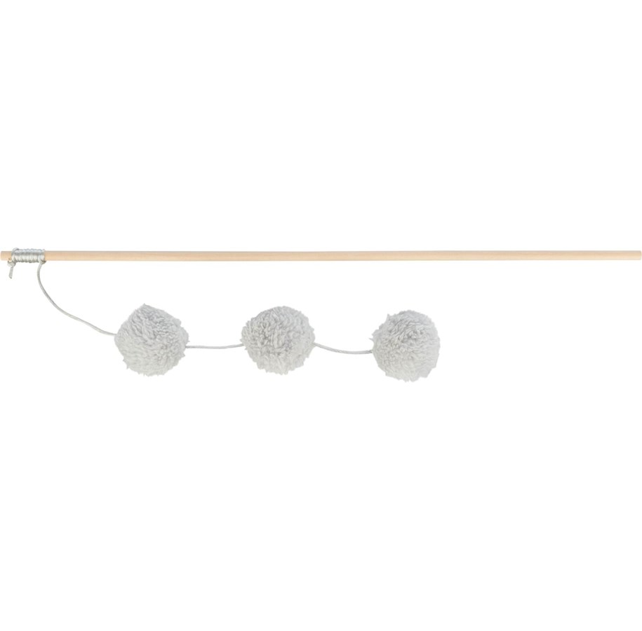 Katt - Trixie Kattemynte-infundert Lekestang med 3 Plysjballer & Rangle 50cm - TX45739
