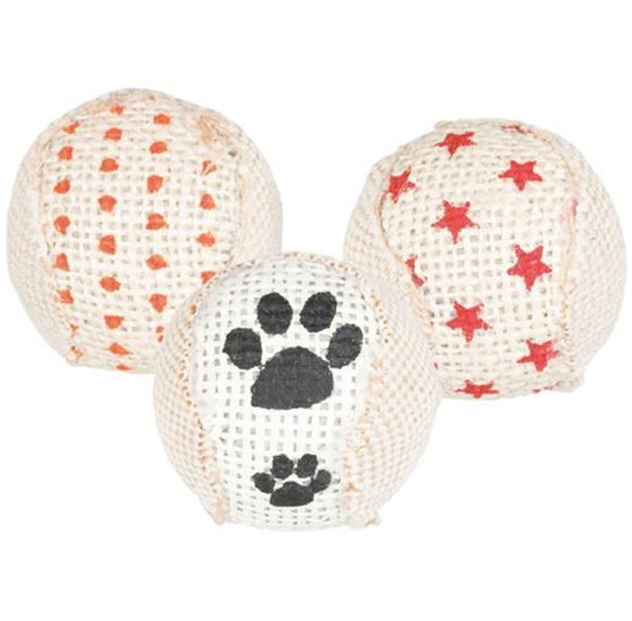 Katt - Trixie Set of Rattling Balls ø 5 cm 3pcs - TX45818