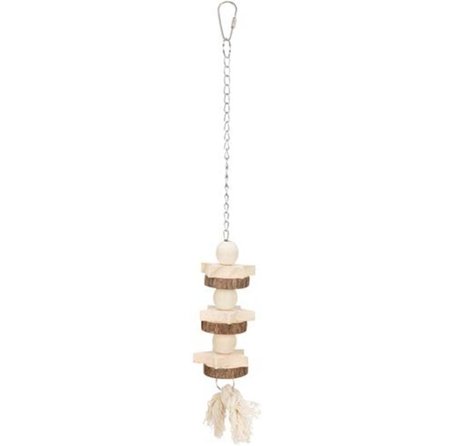 Pinner, husker og lekestativ - Trixie Wooden Toy 30cm - TX5195
