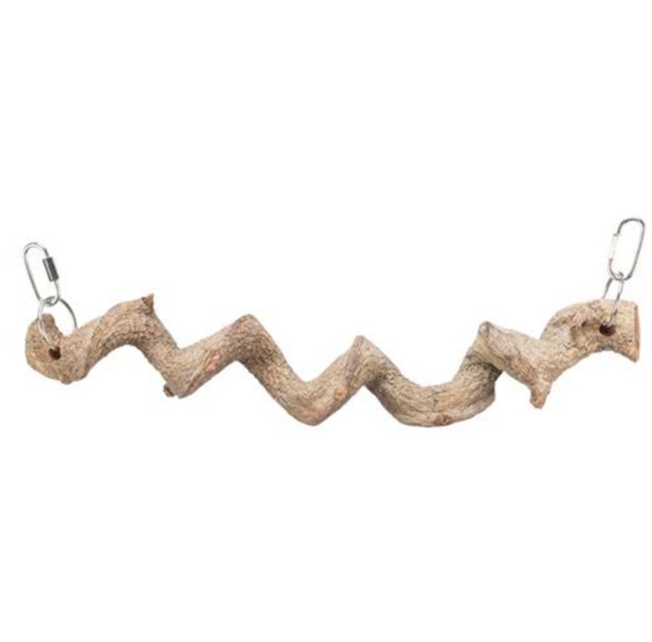 Pinner, husker og lekestativ - Trixie Hanging perch dragon wood 36 cm/ø 25 mm - TX58744