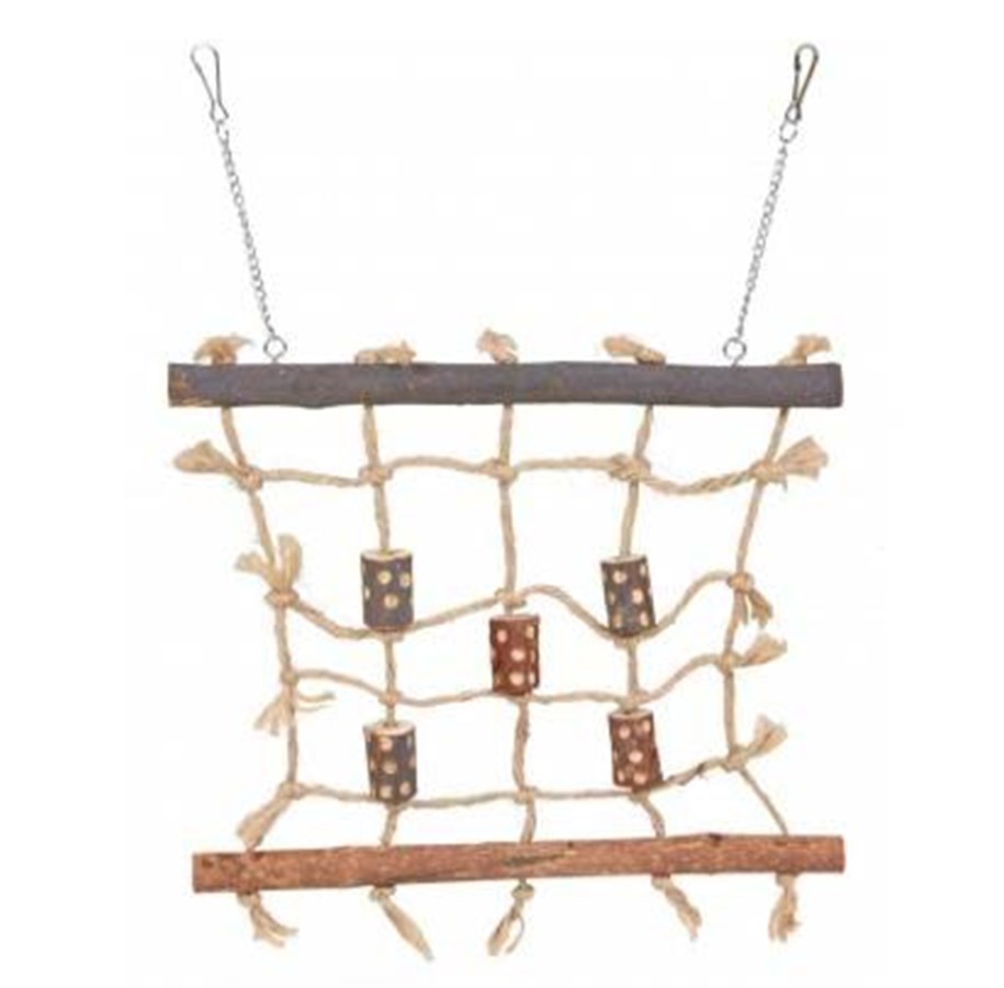 Pinner, husker og lekestativ - Trixie Rope Climbing Wall 27 × 24 cm - TX5893