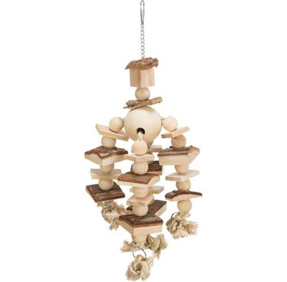 Pinner, husker og lekestativ - Trixie Wooden Toy 35 cm - TX58986