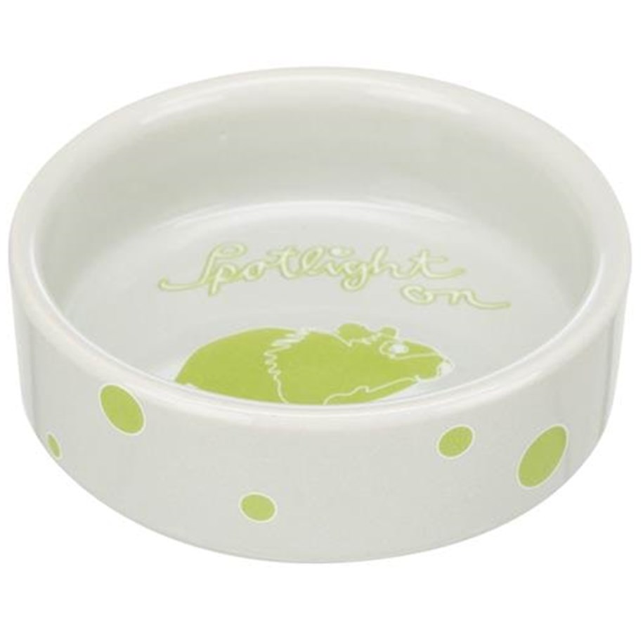 Smådyr - Trixie Ceramic Bowl hamster 90 ml/ø 8 cm assorted colours - TX60737