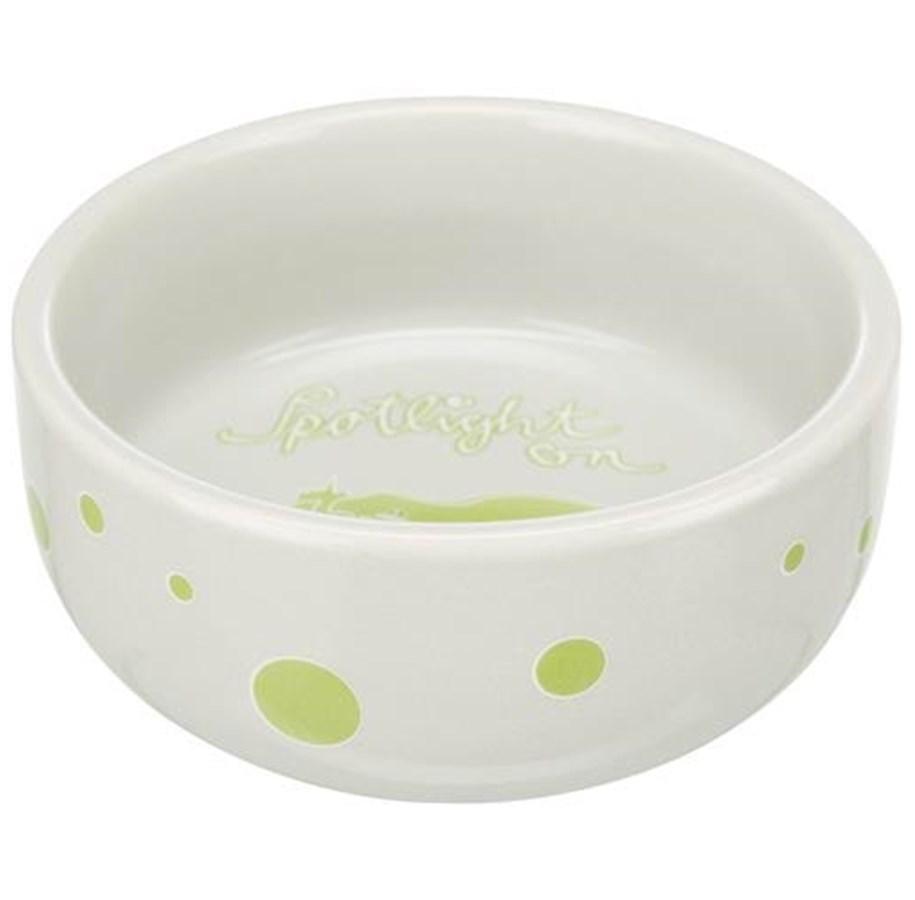 Smådyr - Trixie Ceramic Bowl guinea pig 250 ml/ø 11 cm assorted colours - TX60738