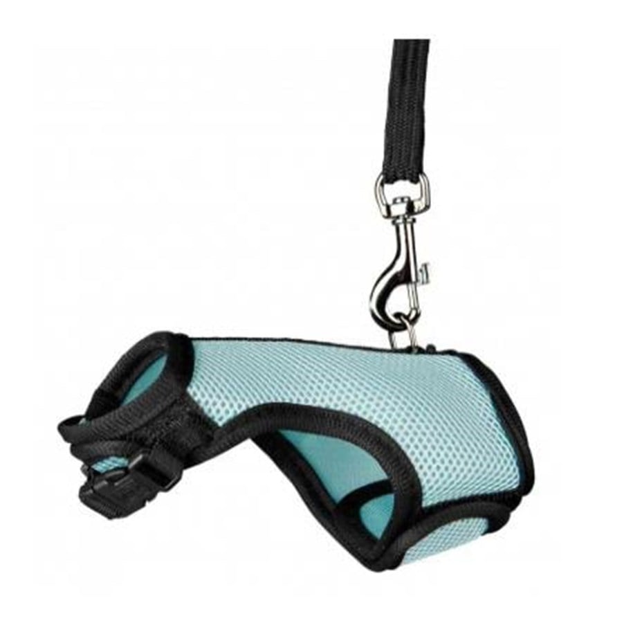 Smådyr - Trixie Soft Harness with Lead 12 - 18 cm assorted colours - TX61511