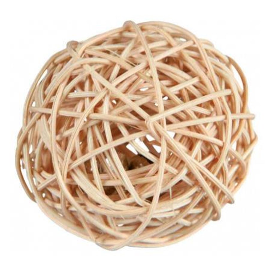 Smådyr - Trixie Rattan Ball ø 4 cm - TX61822